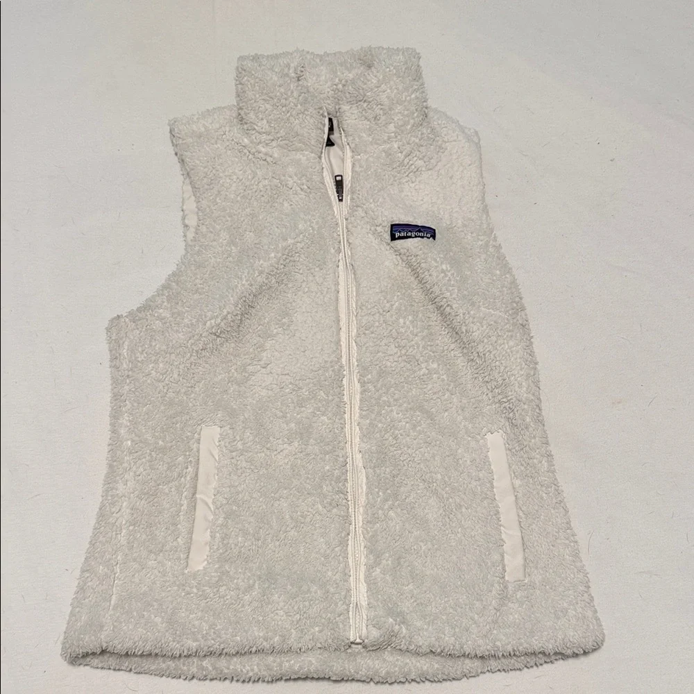 Patagonia Cream Fleece Vest - Size S - Picture 1 of 3